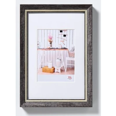 Image de walther design cadre photo noir 10 x 15 cm avec passe partout, chalet EL015B