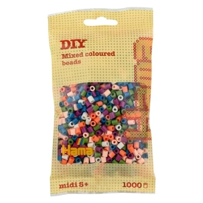 Image de Hama Midi Sachet 1000 perles mélange 58 10.207 Multicolore Taille Unique
