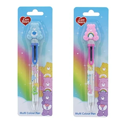 Image de Blueprint Collections Care Bears Stylo multicolore ** 1 couleur aléatoire sera envoyée Stylos fantaisie Cadeaux d&#039;ours de soins Papeterie
