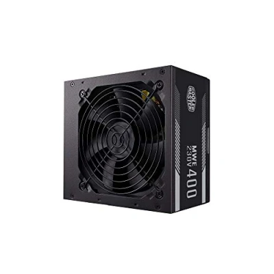 Image de Cooler Master MWE 400 White 230V V2 Alimentation 80 PLUS Certifié UE, Ventilateur 120 HDB Silencieux, Circuit DC + LLC avec Rail Simple +12V Garantie 3 ans