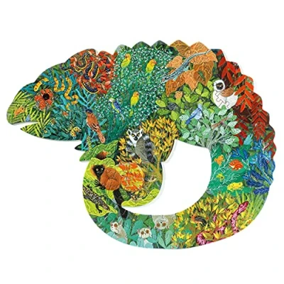 Image de Djeco Chameleon 150 PCS Puzzle pour enfants, Taille: One Size, Multi coloured