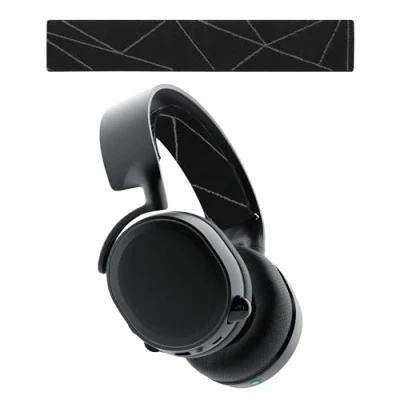 Image de kwmobile Bandeau de Remplacement Compatible avec SteelSeries Arctis 3 / 5 Coussinet Rechange en Nylon pour Casque Audio Noir Gris