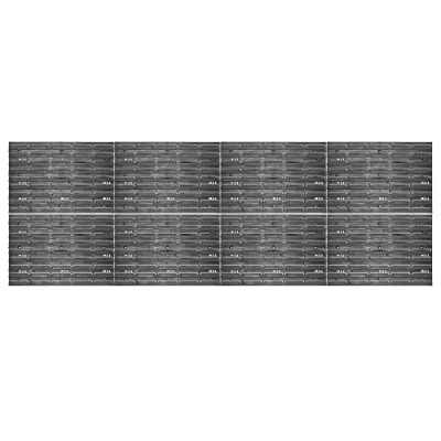 Image de KADAX Mur à outils, système de rangement en plastique PP, étagère murale différentes tailles, d&#039;atelier avec boîtes et supports outils (232 x 78 cm)
