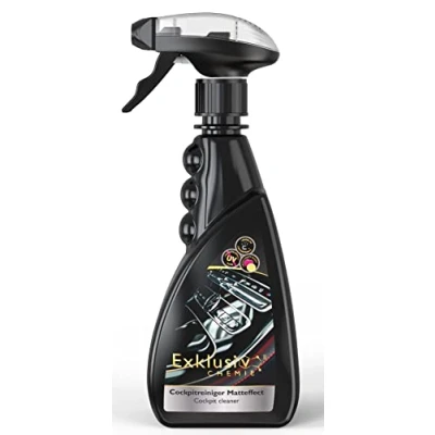 Image de Exklusiv Chemie® Cockpit Cleaner Mat Effet Voiture d&#039;entretien du Poste de Pilotage Nettoie et entretient Le Tableau Bord Les Surfaces en Plastique 500 ML