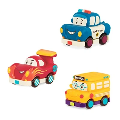Image de Battat BTOYS Voitures à Pousser Bus Multicolore