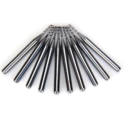 Image de Lot de 10 fraises à queue en carbure tungstène PCB 1,2 mm