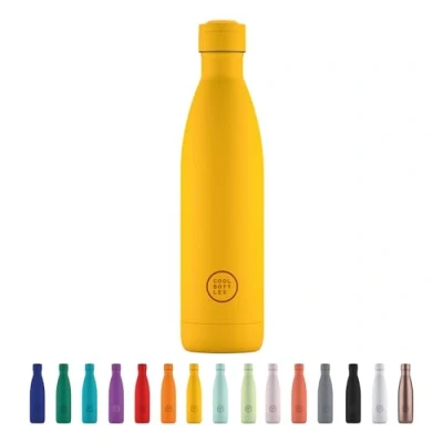 Image de Cool Bottles Bouteille Acier Inoxydable 750 ml Vivid Yellow 30,5 x 8 cm Isotherme Boissons froides 36 heures et chaudes 18 Triple Technology Sans BPA