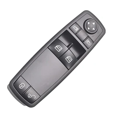 Image de LEDFEWAG Interrupteur Commande lève vitre Bouton maître Console pour Auto A1698206410 Classe A W169 B W245