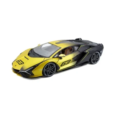 Image de Lamborghini Bburago Modellino Auto SIAN FKP 37 in Scala 1:18 Porte e cofano apribili dettagli realistici da Collezione