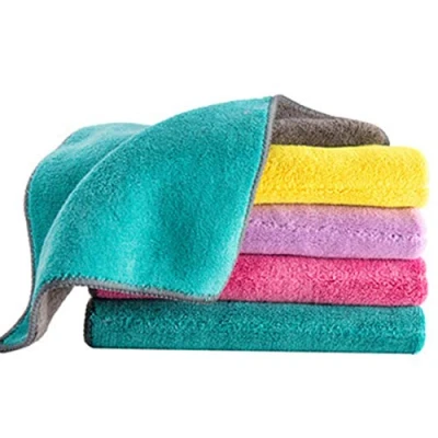 Image de Runaup Lot de 8 torchons en microfibre extra épais absorbants pour laver la vaisselle, essuyer le verre 30,5 x cm