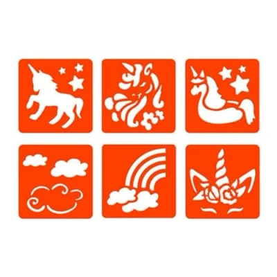 Image de Graine Créative 6 pochoirs Licorne