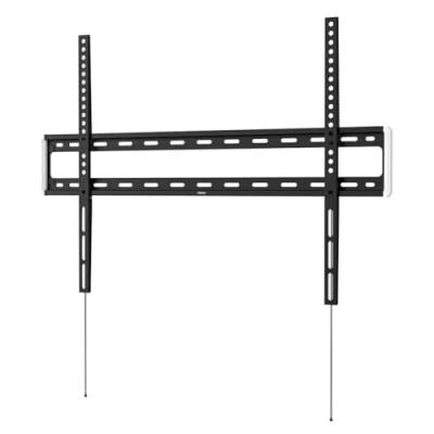 Image de Hama Support TV Mural Fixe Garantie 10 Ans (Support Extra Plat, 75kg Max, Robuste, pour écrans LCD/LED/OLED/Plasma de 81 cm à 191 (32 75&quot;), VESA Max 400x400) Noir
