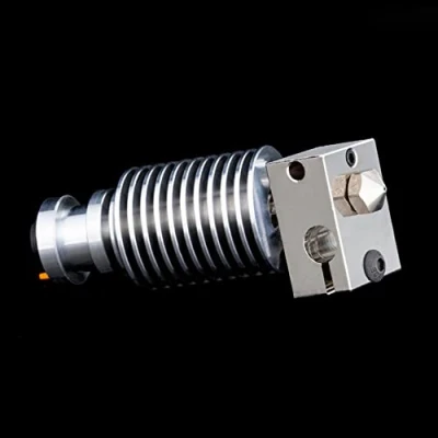 Image de Super Print Prusa Hotend,Plated Copper Nozzle Heater Block V6 Heat Break for Hotend PT100 I3 MK3/MK3S/MK3S+/MK2/Me ga/S/X Series 3D Printer etc.(Plated Kit)