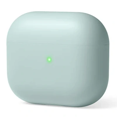 Image de elago Coque Liquide Hybride Compatible avec AirPods 3 Protection de la Structure Triple Couche (Vert Menthe)