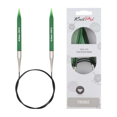 Image de KnitPro KP51151 Aiguilles Circulaires Fixes Bois Multicolore 120 cm x 9 mm