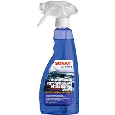 Image de SONAX XTREME Nettoyant cockpit (500 ml) nettoie, entretient et vitrifie les surfaces mattes en plastique de l&#039;habitacle Réf: 02832410 810