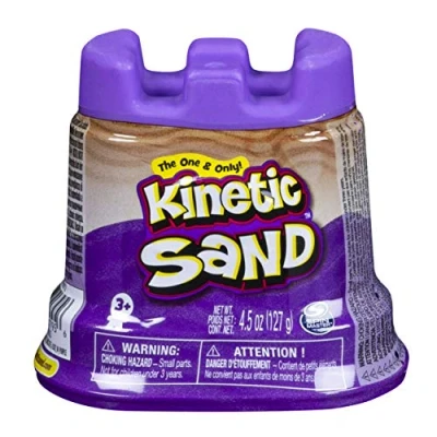 Image de Kinetic Sand Mini château avec Sable à Modeler Aubergine