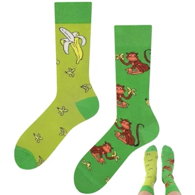 Image de TODO Colours Chaussettes amusantes à motif, multicolores, colorées, loufoques pour exprimer la joie de vivre, 39 42