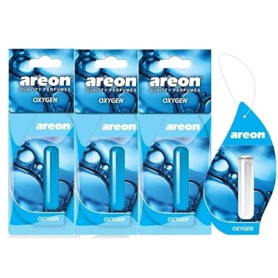 Image de AREON Liquide Désodorisant pour Voiture à Suspendre oxygène Pendentif Parfum Longue durée Home 3D 5 ML Multi Lot de 3
