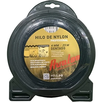 Image de Avalon Fil denté en Nylon Universel pour débroussailleuse et Tondeuse (2,7 mm x 51 m)