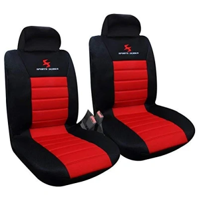 Image de WOLTU AS7257 2 Housse de siège Voiture Universelle pour sièges,Noir Rouge
