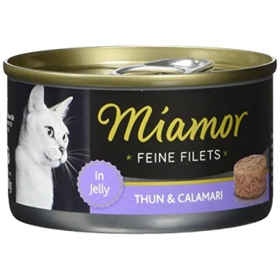 Image de Miamor Filets Fins Thon et Calamari 24 x 100 g