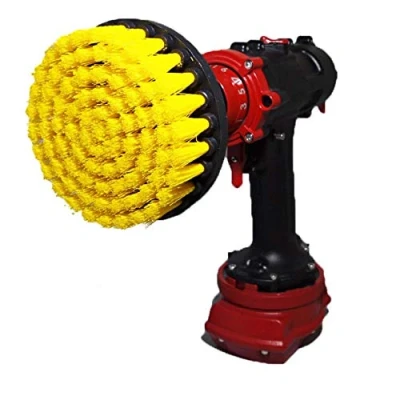 Image de Kornely™ Brosse de perceuse qualité supérieure, Medium Doux,Jaune,13cm. Ne Gratte Pas Les Surfaces. Convient pour carrelage, coulis, Baignoire, Douche, Fibre Verre, Nettoyage Porcelaine