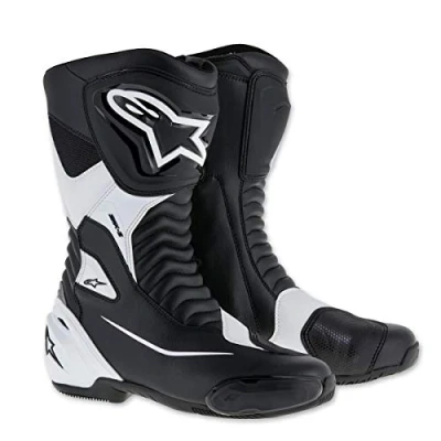 Image de Alpinestars Bottes de Moto SMX S Noir/Blanc 41