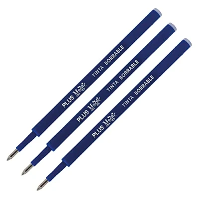 Image de Plus Magic Click Lot de 3 recharges rétractables Bleu