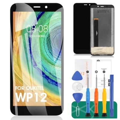 Image de Kit de réparation d&#039;écran LCD pour Oukitel WP12 Pro Écran tactile rechange Noir Sans cadre