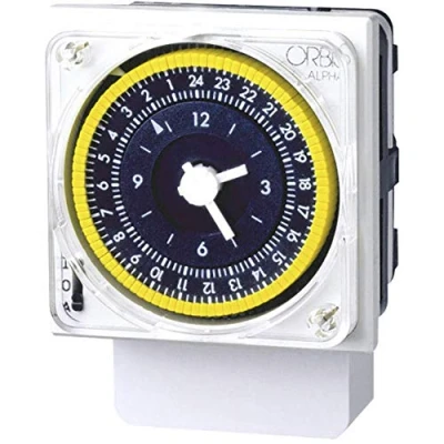 Image de Alpha QRS 230 V. INTERRUPTOR HORARIO ANALOGICO Con RESERVA &gt; 100 HORAS.SEMANAL. 16(4) A