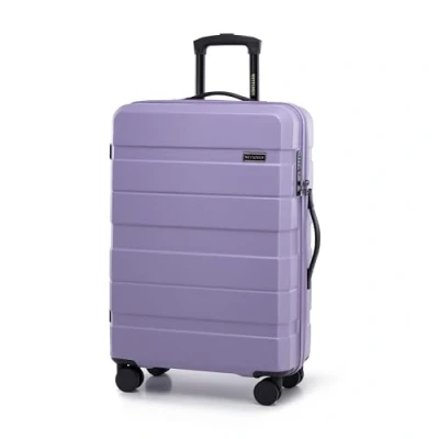 Image de WITTCHEN COMODO Line Valise Moyenne de Voyage Bagage Rigide en ABS Serrure TSA Taille M Violet