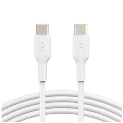 Image de Câble USB C vers de Belkin 2 Mètre / Blanc Plastique