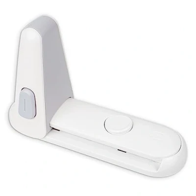 Image de Serrure pour Poignée de Porte, 1 pièce, en Blanc, Bloque portes et Fenêtres Enfant, Bébé, Animal domestique, Verrous Sécurité Levier Porte Anti Overture