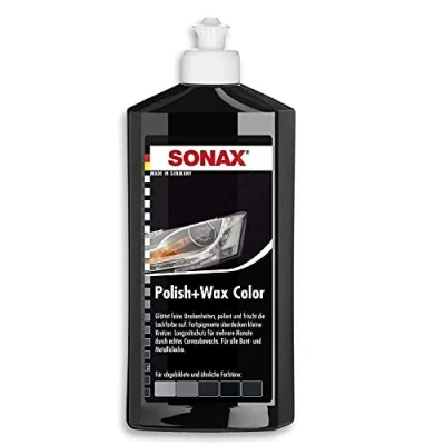 Image de SONAX Polish+Wax NanoPro couleur noir (500 ml) Polish de force moyenne avec pigments et composants cire N. 02961000 820