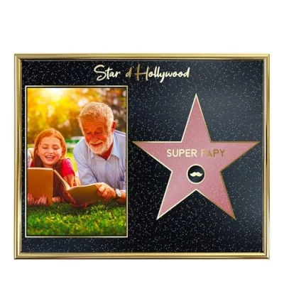 Image de THE REPLICANT Cadre Photo Star Hollywood Super Papy/Dimensions : 26 x 21 1,5 cm
