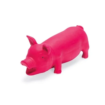 Image de Flamingo Latex Cochon Jouet pour Chien Rose 33 cm