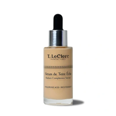 Image de Sérum de Teint Éclat Anti Âge N10 Erable T.LeClerc Fond Fluide Soin, Lumineux &amp; Unifié, Effet Seconde Peau, Acide Hyaluronique, 30ml