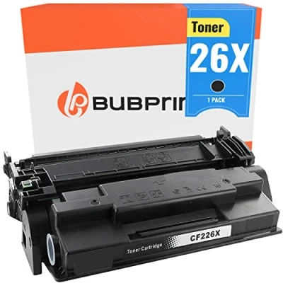 Image de Bubprint Compatible pour HP 26X CF226X Cartouche de Toner Laserjet Pro M402 M402D M402DN M402DNE M402DW M402M M402N MFP M426 M426DN M426DW M426FDN M426FDW M426FW M426M M426N Noir