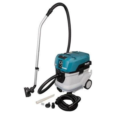 Image de Makita VC006GMZ01, Double extracteur de poussière Li ION XGT Classe M 40 V Max (80 V), Bleu