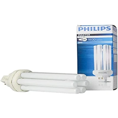 Image de Ampoule fluorescente compacte PHILIPS MASTER PL T GX24q 2 26W Blanc chaud 4 broches