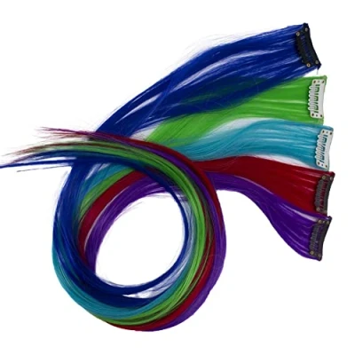 Image de CAISHA 60 cm Coloré Mèche Mèches Extension à Clip De Cheveux Raides Longs Postiche 2 BST102