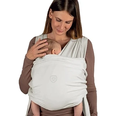 Image de Koala Babycare echarpe de portage bebe Cuddle Band 2.0 La plus Facile à porter écharpe bébé élastique Approuvée jusqu&#039;à 15kg Ajustable et Unisexe