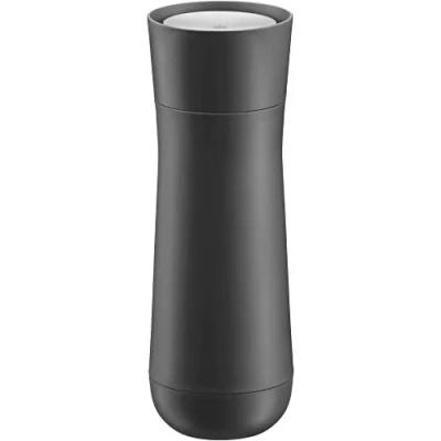 Image de WMF Impulse Gobelet isotherme, 350 ml, avec fermeture automatique, ouverture à 360, garde les boissons chaudes/froides pendant 1 2 h, gris foncé