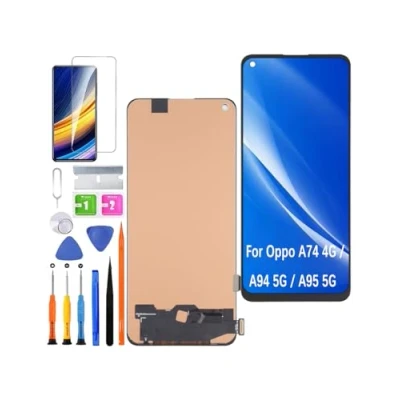 Image de HLYGZX Écran de rechange Pour Oppo A74 4G / A94 5G LCD A95 Kit réparation (sans empreintes digitales)