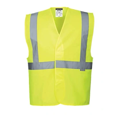 Image de Portwest Gilet 1 bande &amp; baudrier, Couleur: Jaune, Taille: L/XL, C472YERL/XL