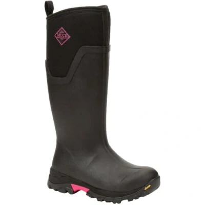 Image de Muck Boots Femme Arctic Ice Agat Botte de Pluie, Noir/Rose Vif, 42 EU