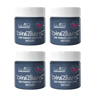 Image de 4 X La Riche Directions Coloration Semi Permanente 100 ml (Slate)