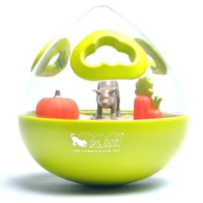 Image de WOBBLE BALL Jouet Ludique pour Chien 2,0 Citron Vert Taille 13 cm
