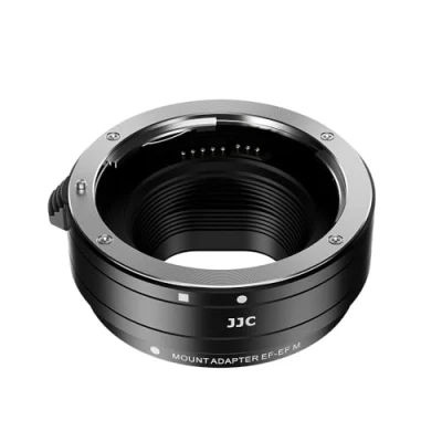 Image de JJC EF EOS M Adaptateur de monture d&#039;objectif pour objectif Canon EF/EF S sur M2 M3 M5 M6 Mark II M10 M50 M100 Communication électronique prise en charge